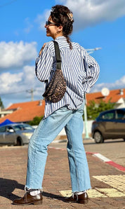 פאוץ' רוני גדול מנומר חדש היסטרי