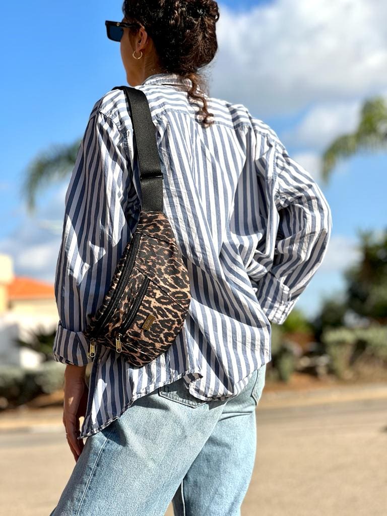 פאוץ' רוני גדול מנומר חדש היסטרי