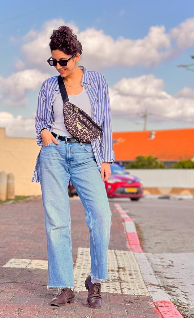 פאוץ' רוני גדול מנומר חדש היסטרי