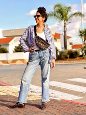 פאוץ' רוני גדול מנומר חדש היסטרי