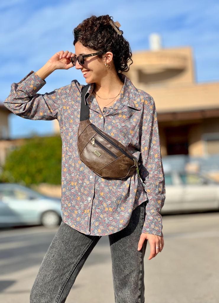 חולצה מכופתרת forever ויסקוזה