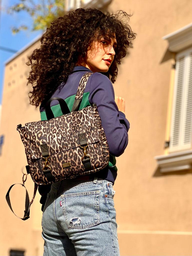 New Leopard 'Jaffa' Backpack/Side Bag