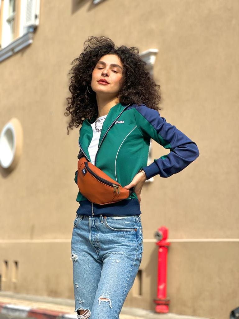 פאוץ' רוני כתום חמרה