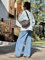 תיק צד ויטל מנומר חדש