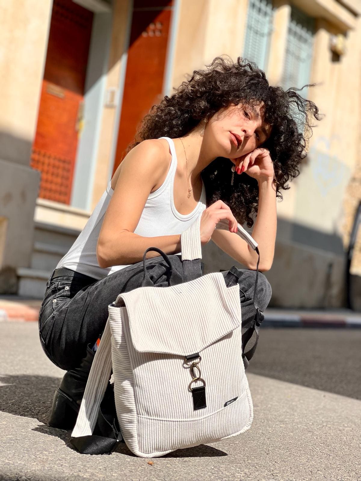 תיק מיני סטודנטס שמנת קורדרוי