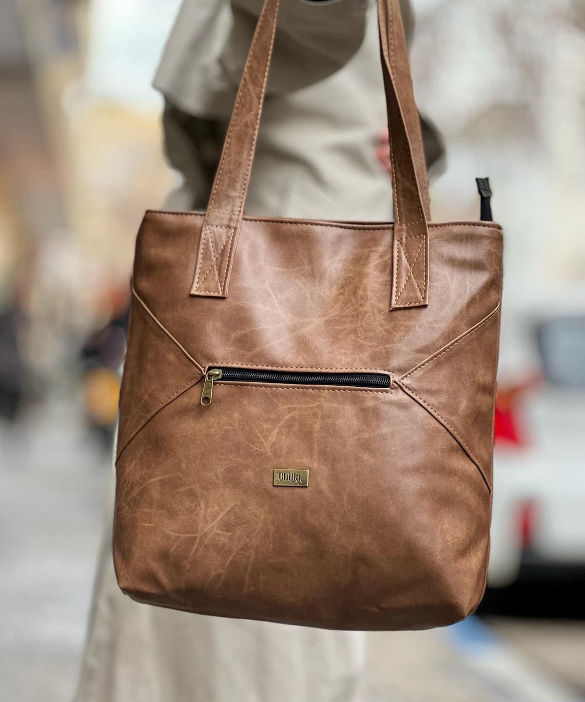 תיק צד Tommy קאמל רטרו