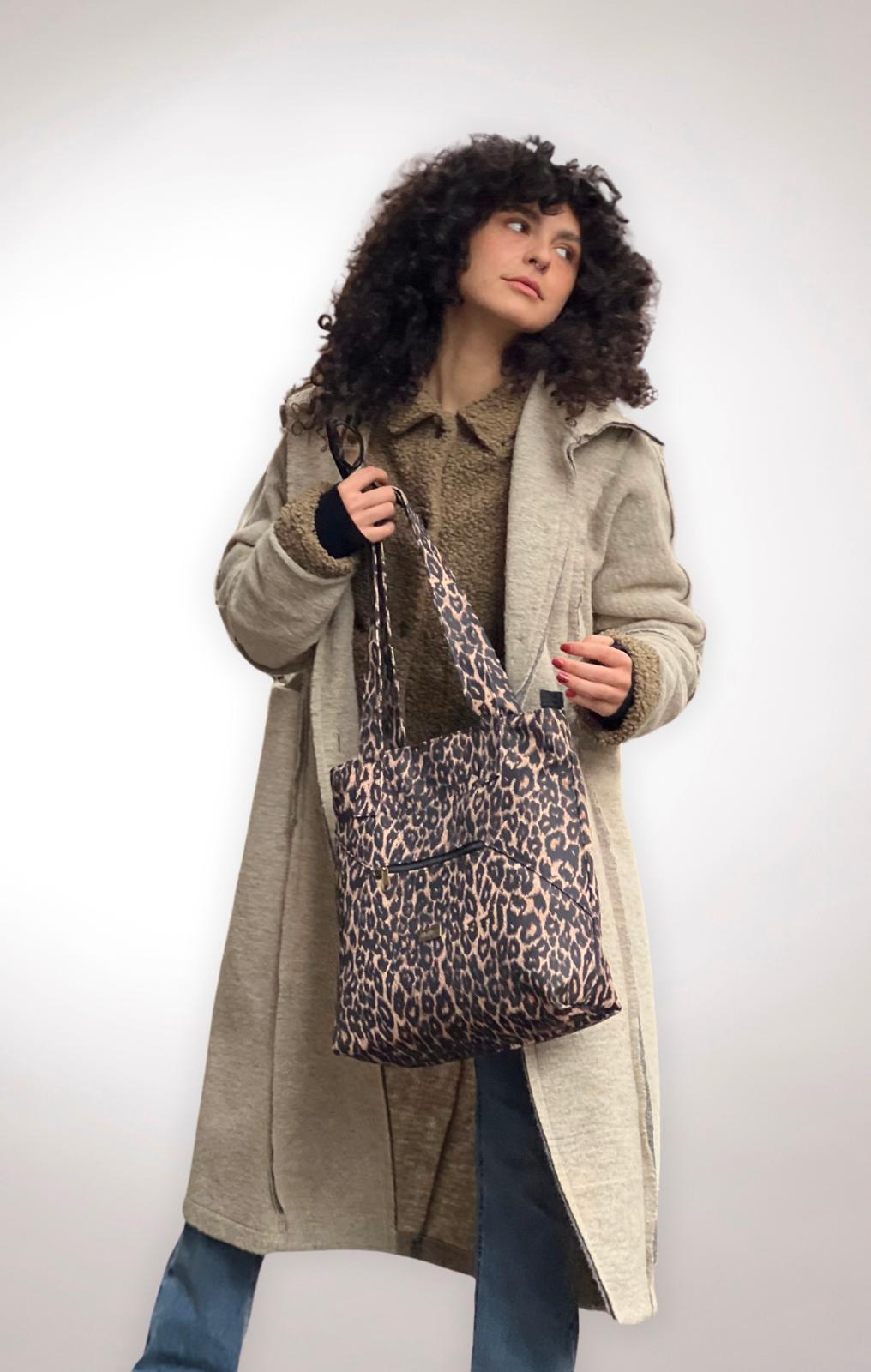 New Leopard Tommy Side Bag - Chilla Vegan Bags