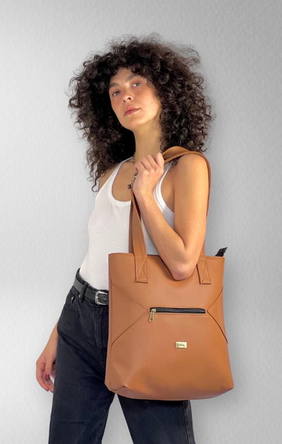 תיק צד Tommy קאמל טקסטורה