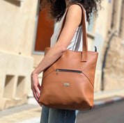 תיק צד Tommy קאמל טקסטורה