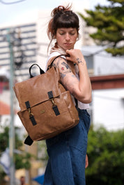 תיק גב Unicorn קאמל רטרו