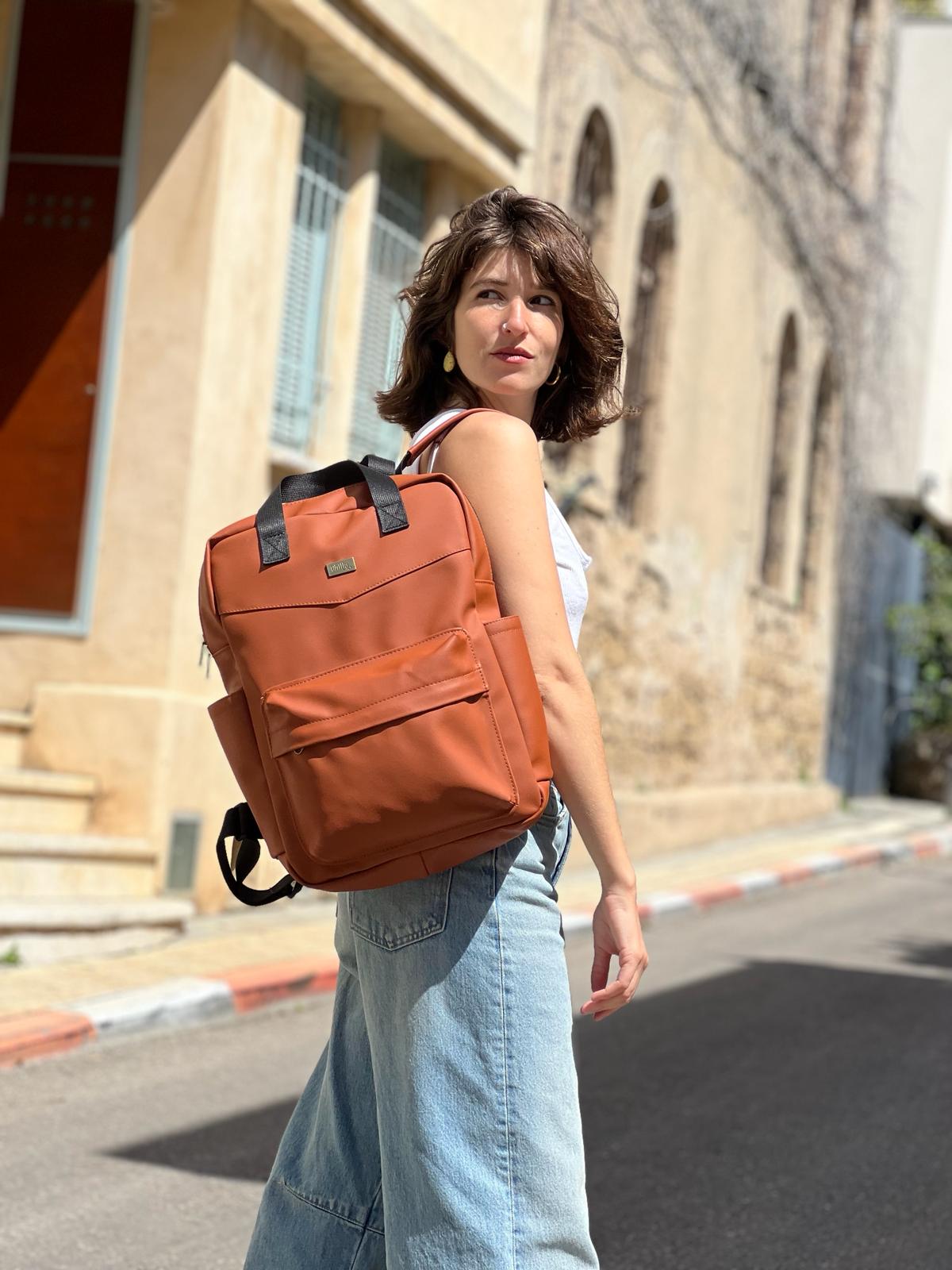 Terracotta NOAH Backpack - Chilla Vegan Bags