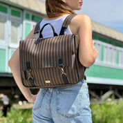 תיק גב/צד Jaffa גדול פסים