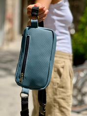 פאוץ' 'לורנס' קרבון אפור ירוק