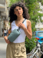 פאוץ' 'לורנס' פסטל טורקיז נובוק