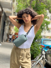 פאוץ' 'לורנס' פסטל טורקיז נובוק