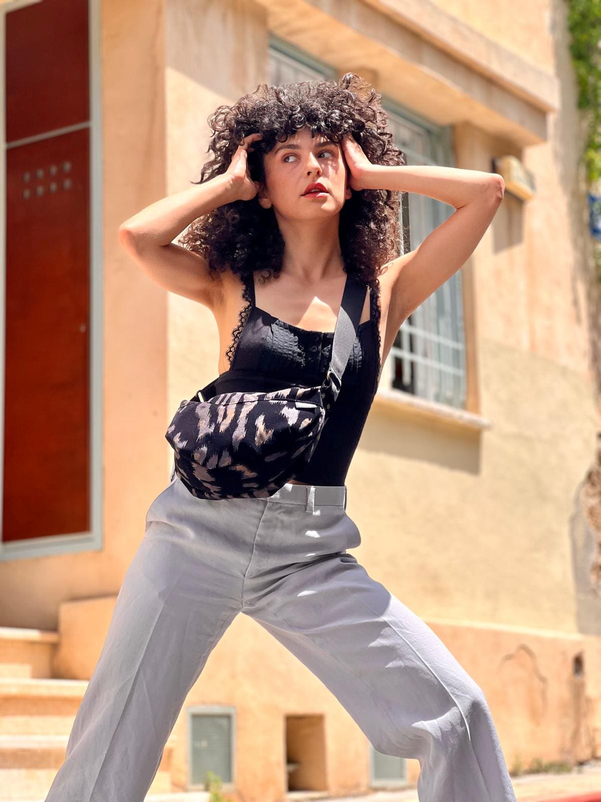 תיק צד ויטל נגיעות קטיפה