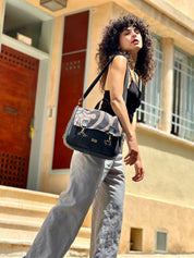 תיק גב/צד Jaffa קטן לוקסוס