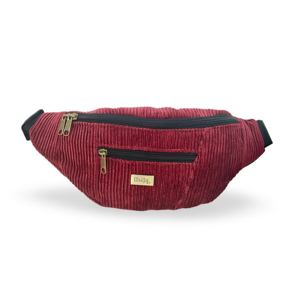 Large Roni Corduroy Cherry Bordeaux Fanny Pack