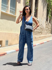 תיק צד/ קלאץ' סבתא רחל שחור קרבון