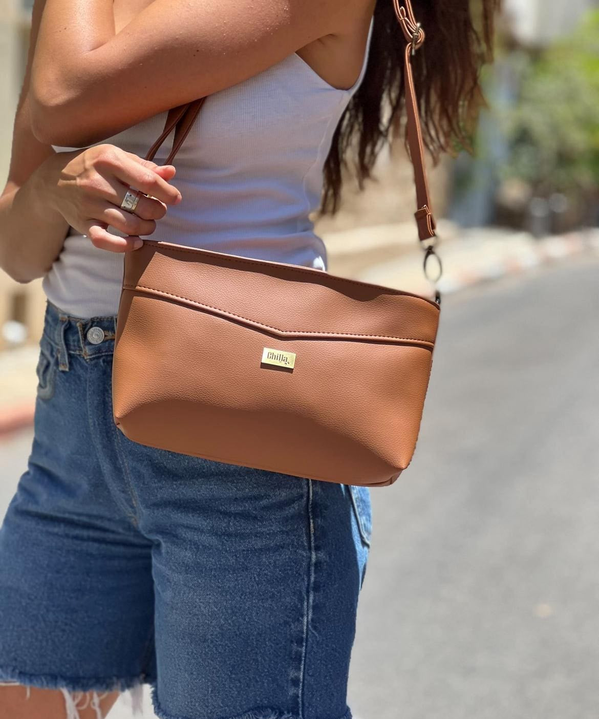  קלאץ' סבתא רחל קאמל טקסטורה חדשה