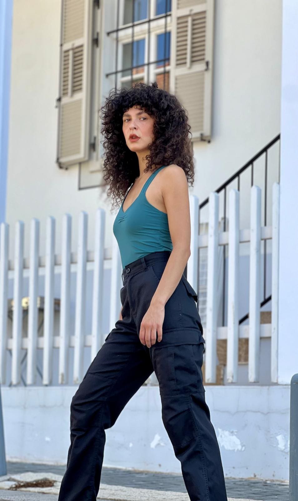 טופ שובל חדש ירוק בקבוק