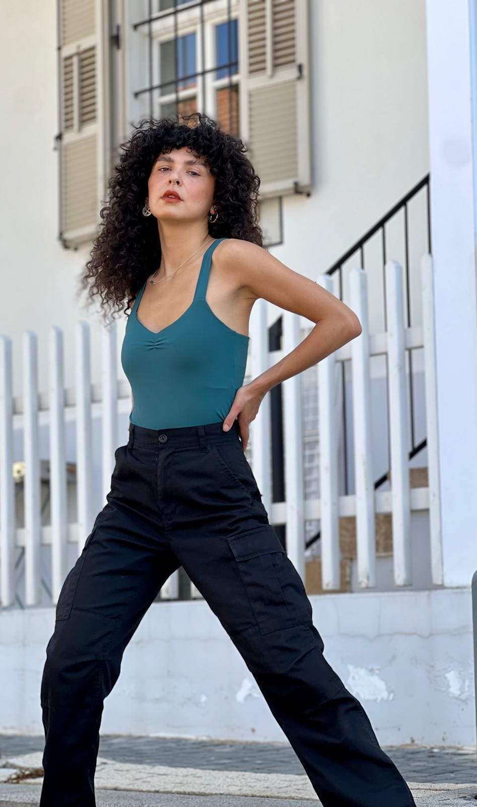 טופ שובל חדש ירוק בקבוק