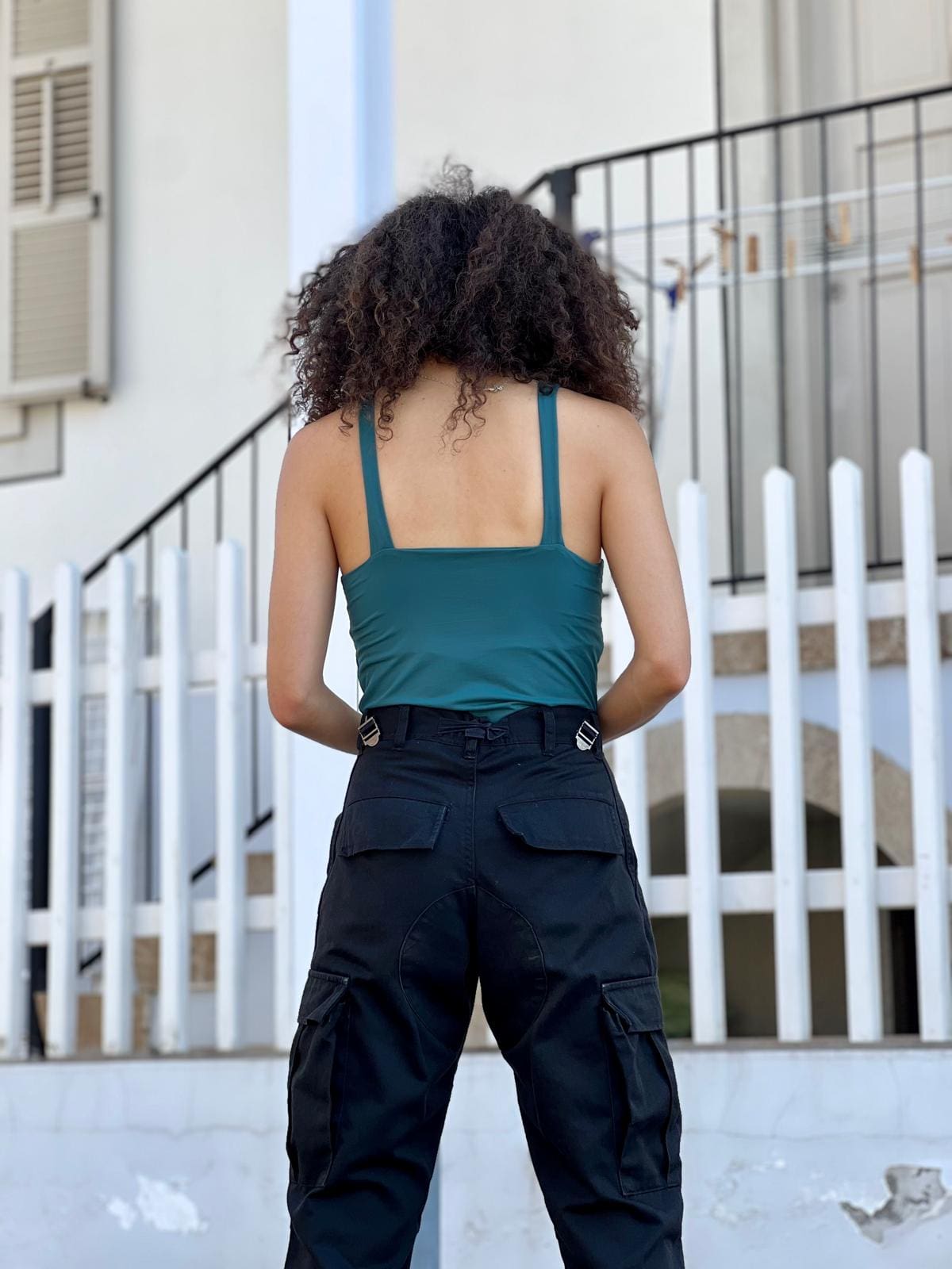 טופ שובל חדש ירוק בקבוק