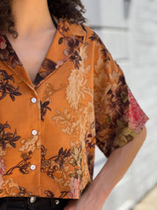 חולצה מכופתרת אוברסייז ליב