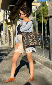 תיק צד גדול ללימודים NOKO עיטורים