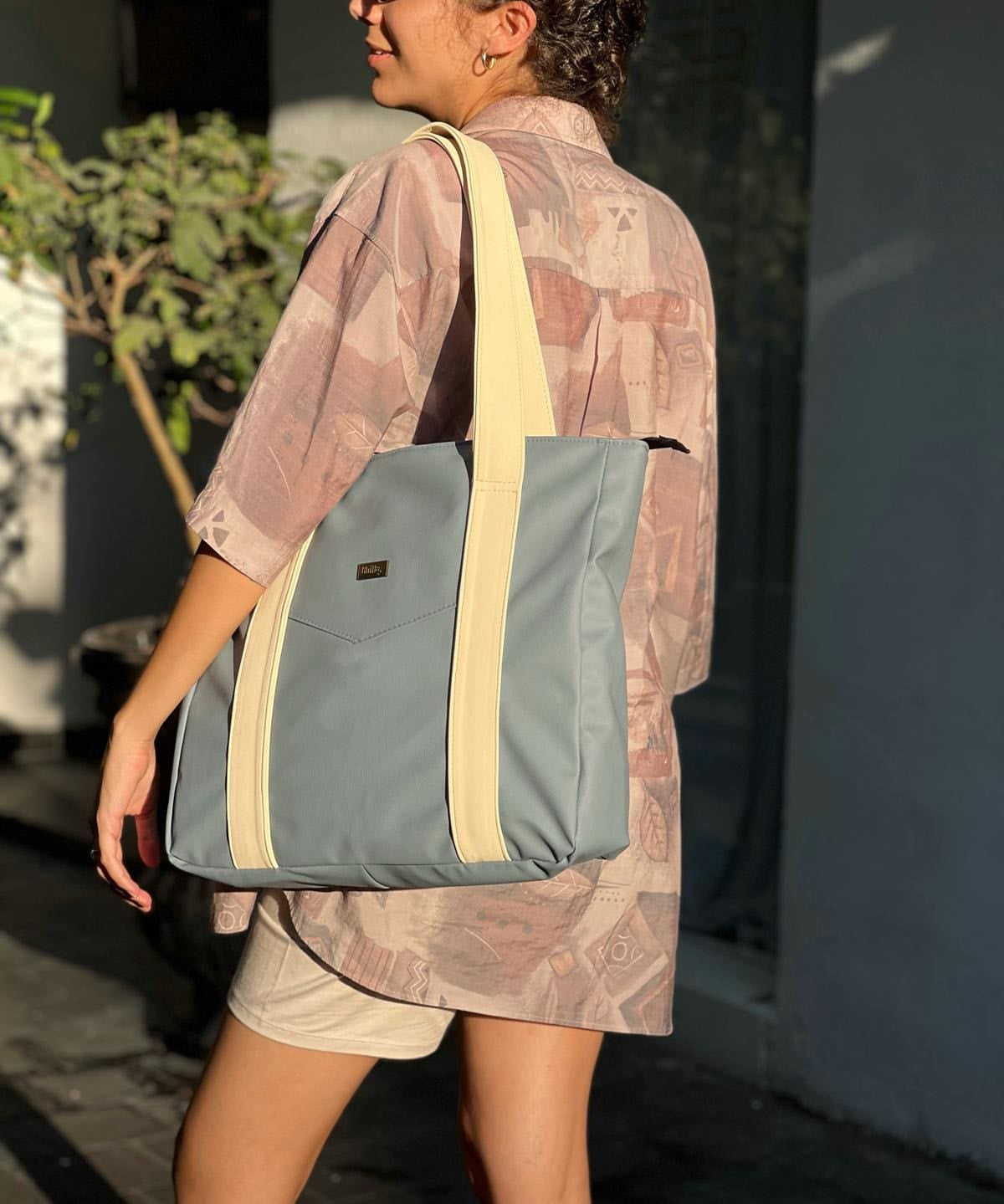 תיק צד גדול ללימודים NOKO תכלת פסטל