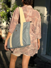 תיק צד גדול ללימודים NOKO תכלת פסטל