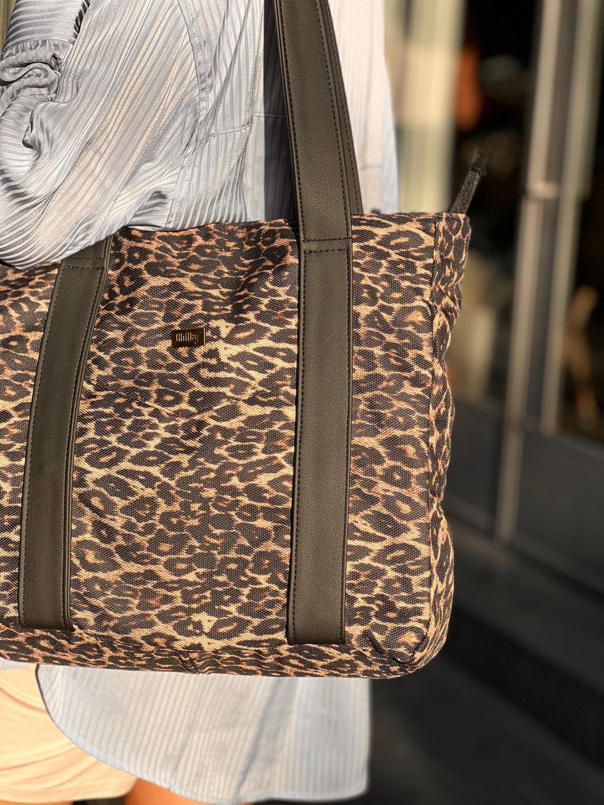 Leopard Print NOKO Large Shoulder Bag