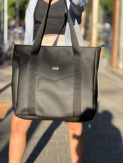 תיק צד גדול ללימודים NOKO שחור קלאסי