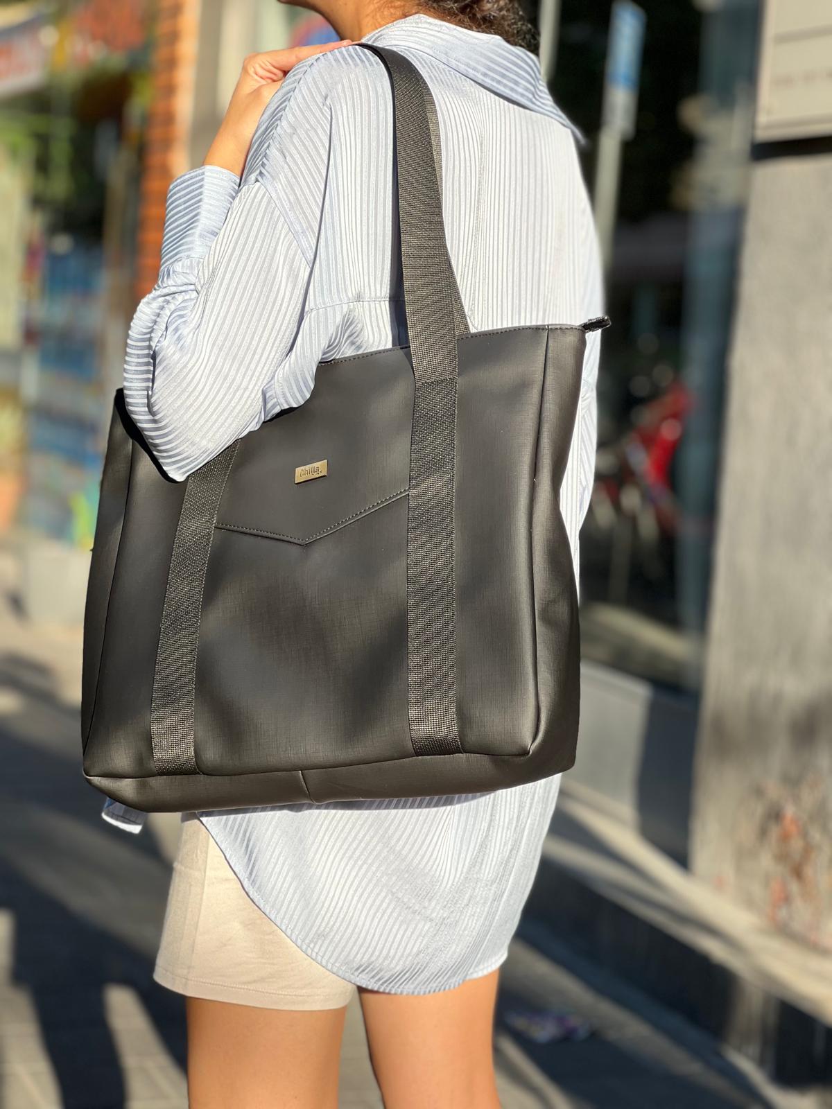 Classic Black NOKO Large Shoulder Bag -