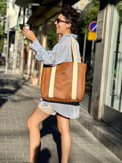 תיק צד גדול ללימודים NOKO קאמל מושלם