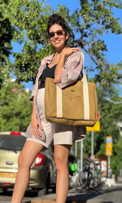 תיק צד NOKO חרדל קנבס