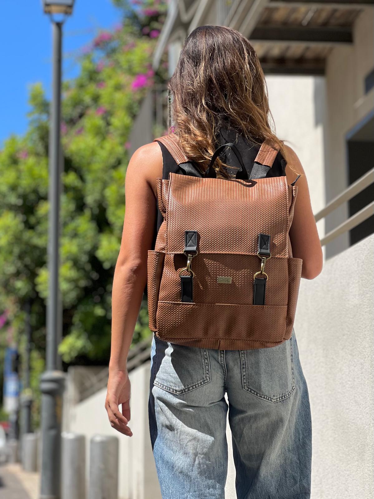 Retro Braided Unicorn Backpack