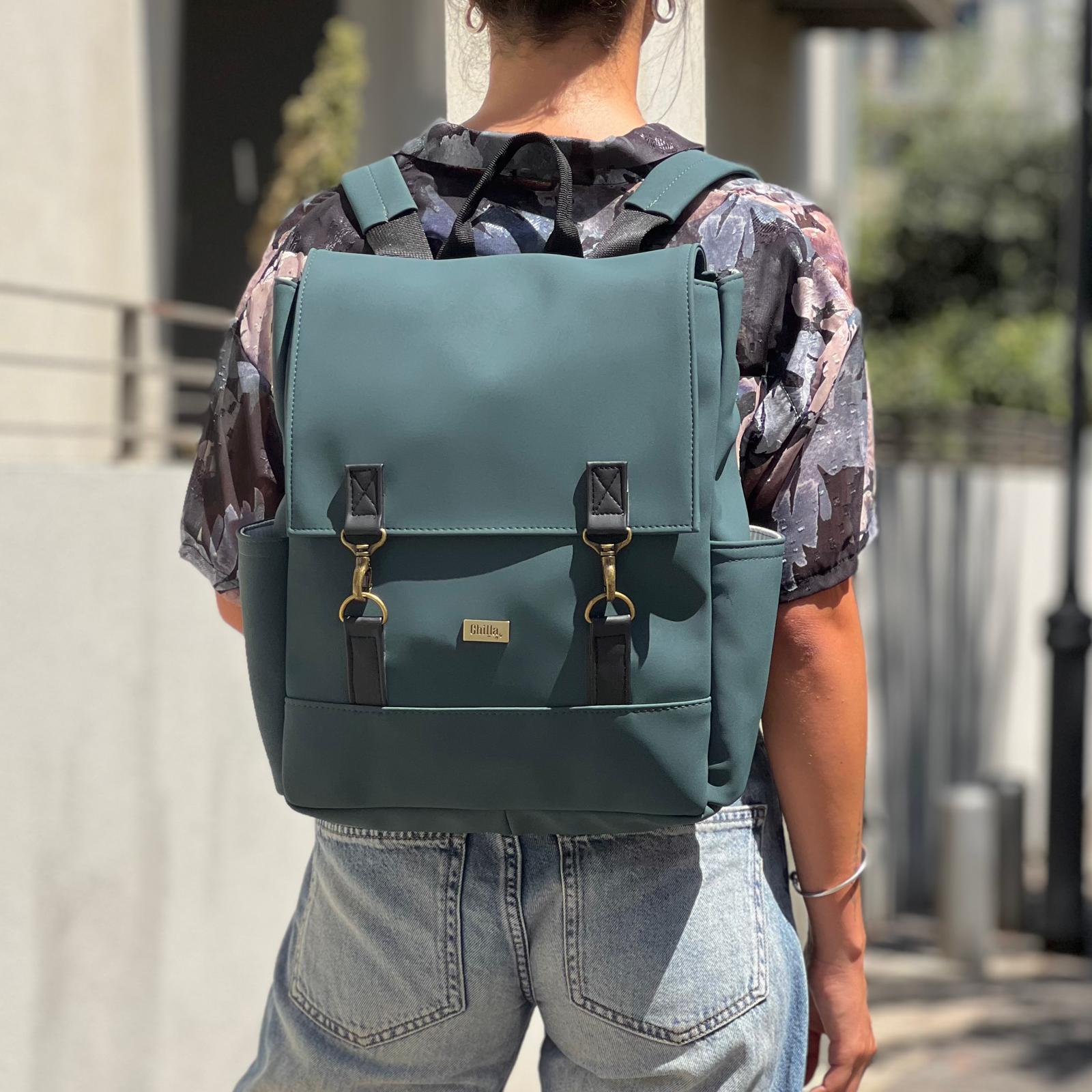 Green Nubuck Unicorn Backpack