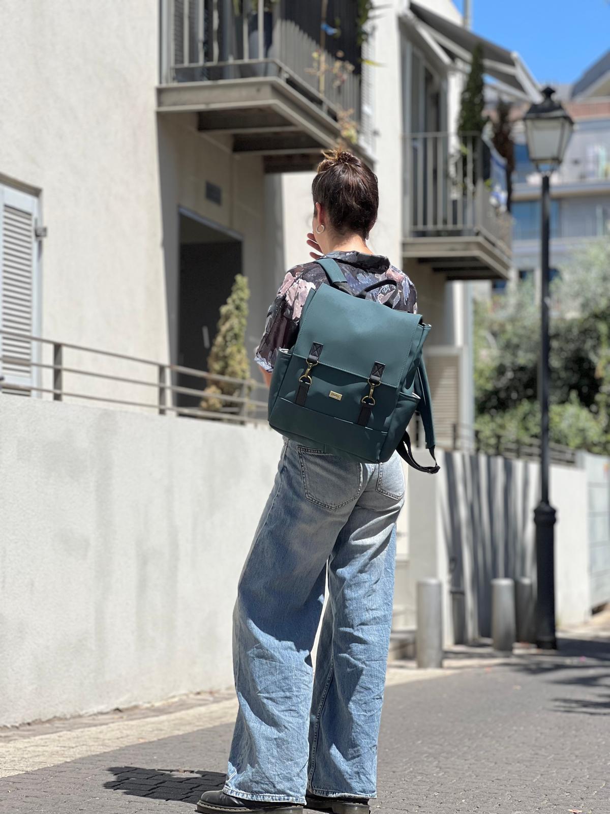 Green Nubuck Unicorn Backpack