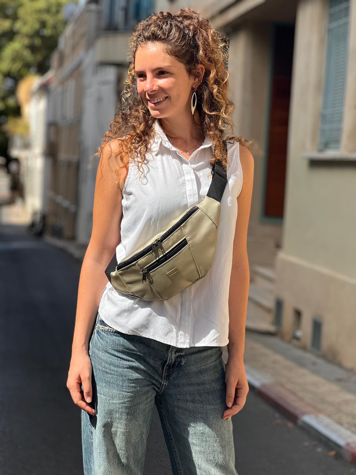 פאוץ' רוני גדול שמפניה מטאלית