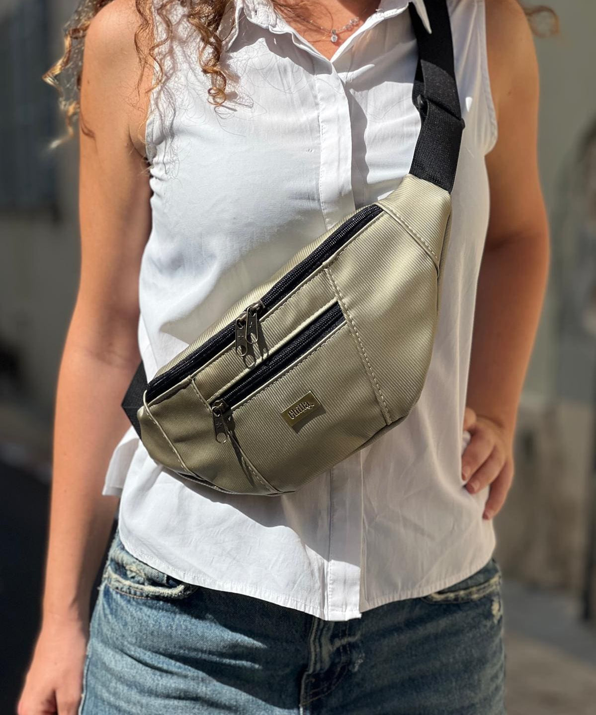 פאוץ' רוני גדול שמפניה מטאלית