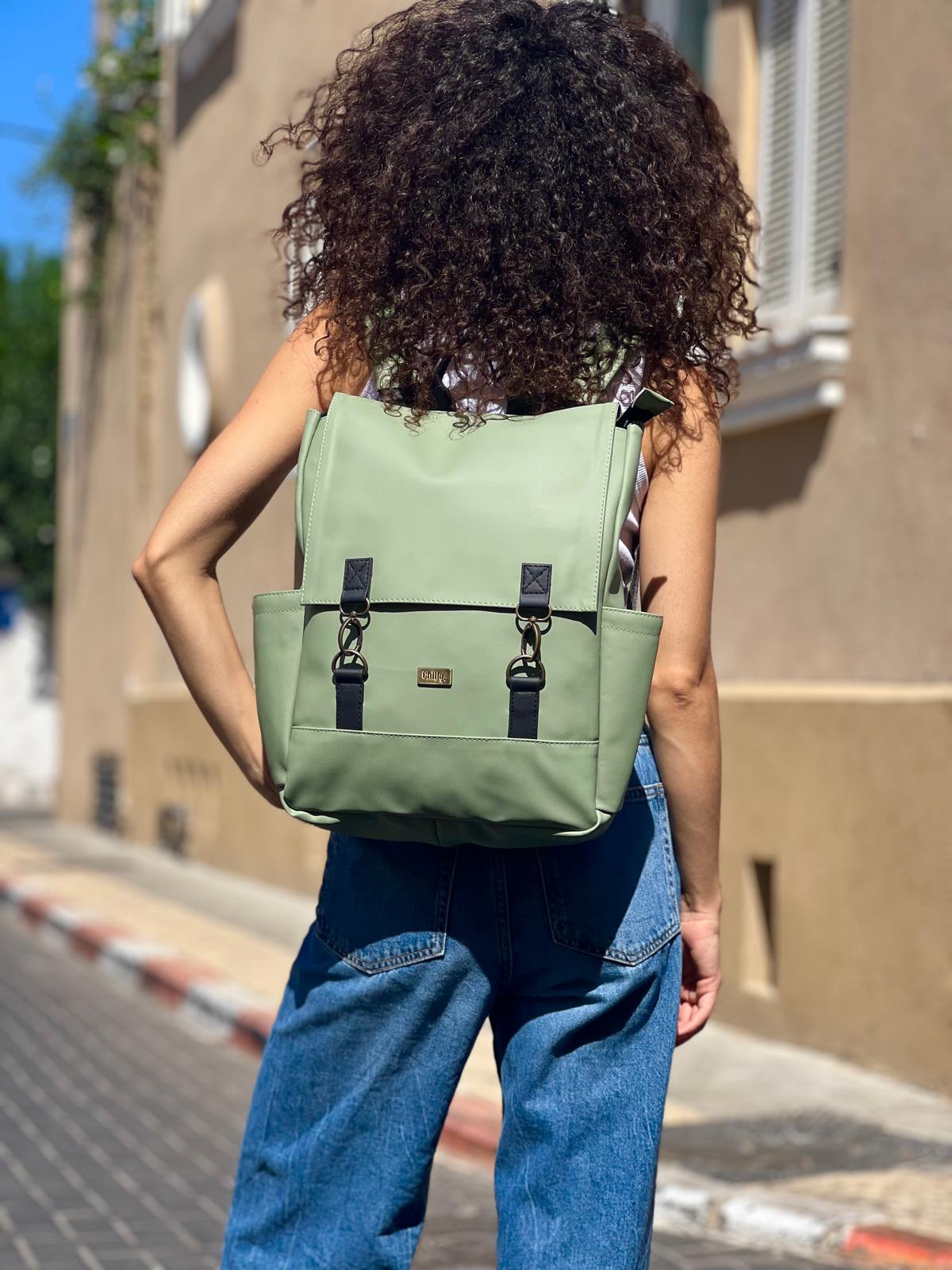 Pastel Apple Green Unicorn Backpack