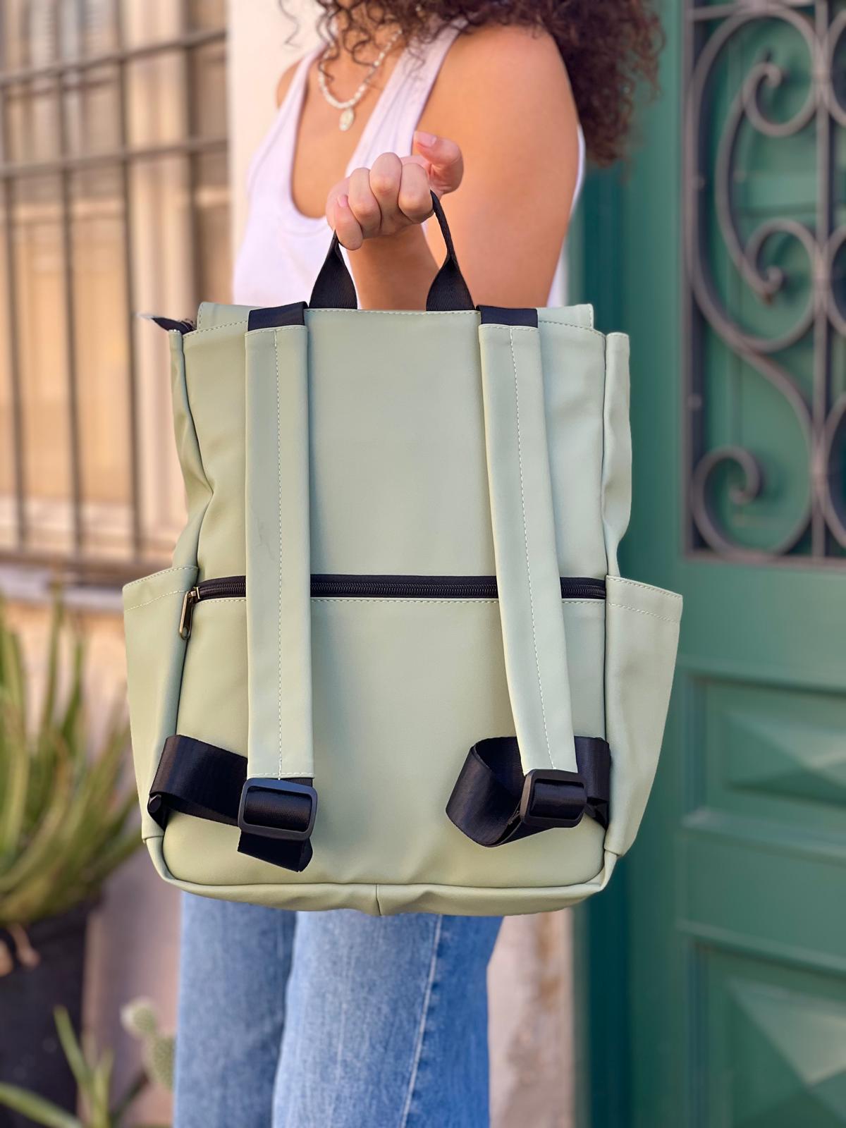 Pastel Apple Green Unicorn Backpack