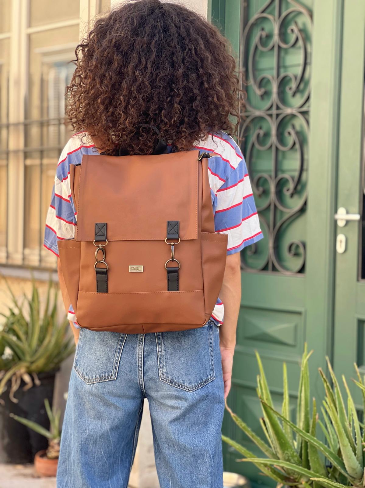 Matte Camel Unicorn Backpack