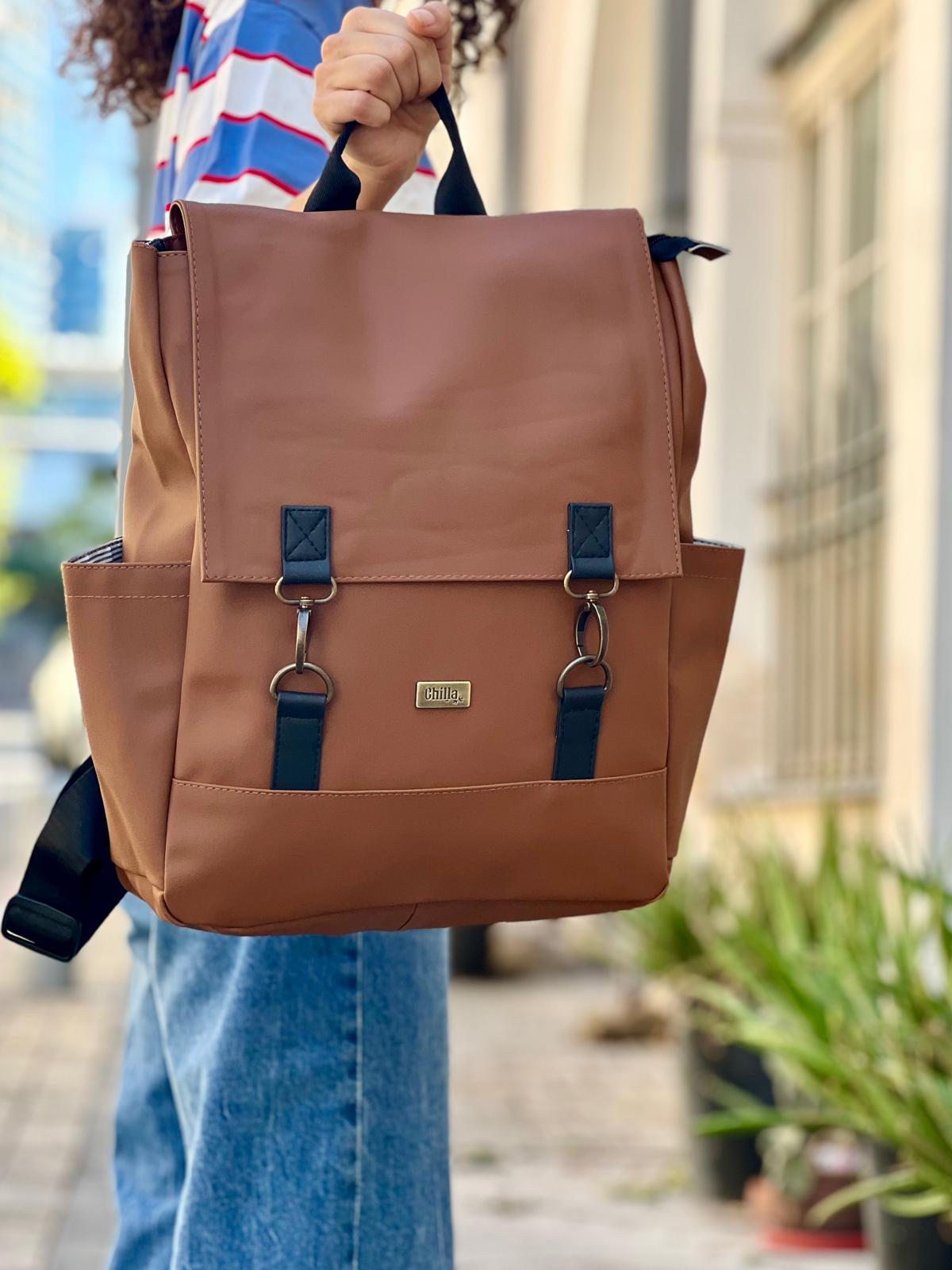 Matte Camel Unicorn Backpack