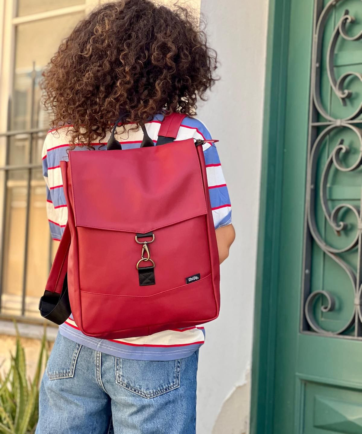 תיק גב סטודנטס בינוני רימון