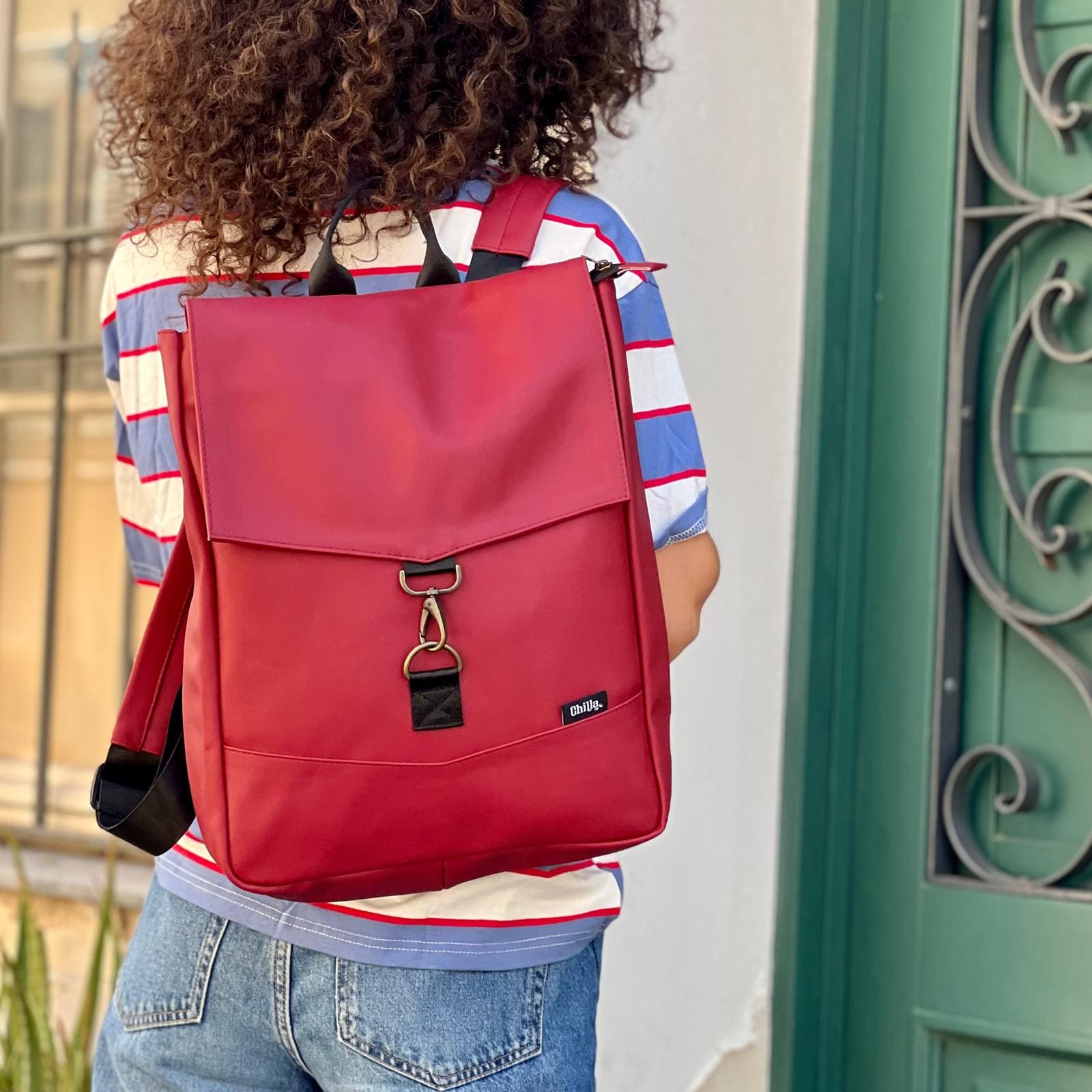 תיק גב סטודנטס בינוני רימון