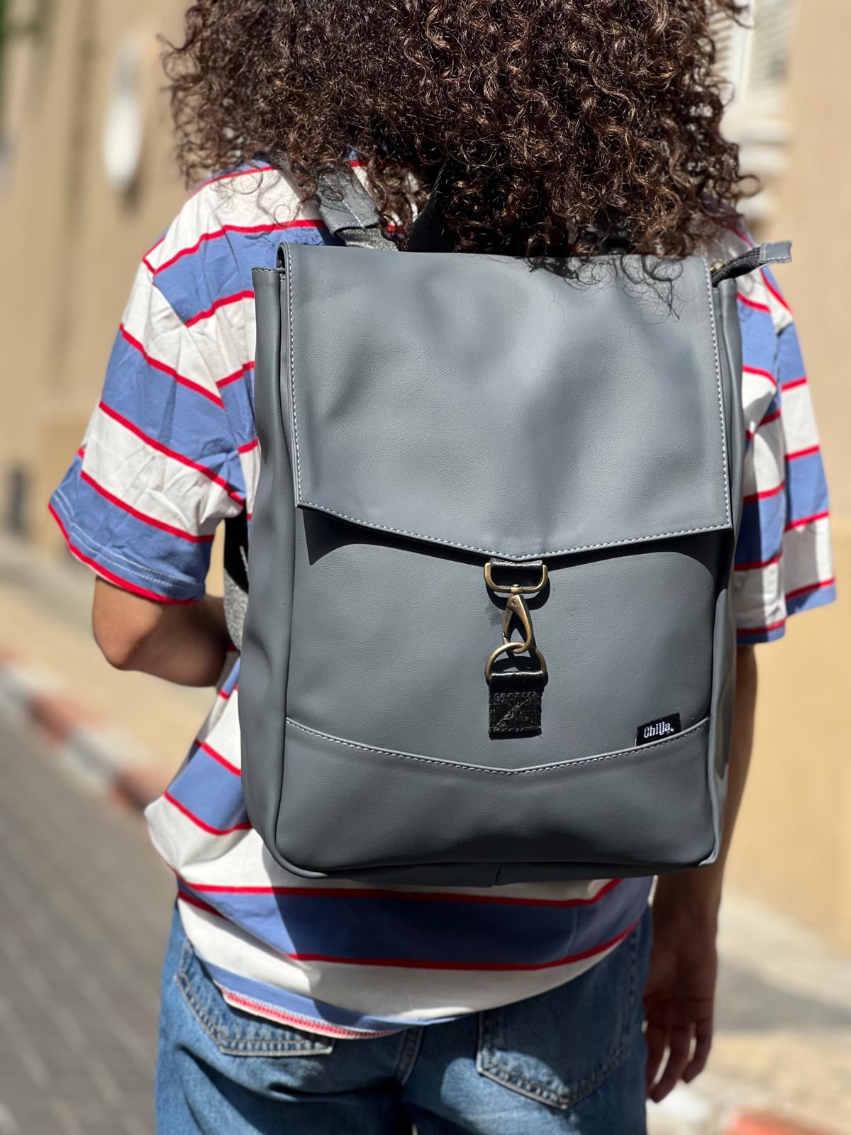 Dark Gray Medium Students Backpack