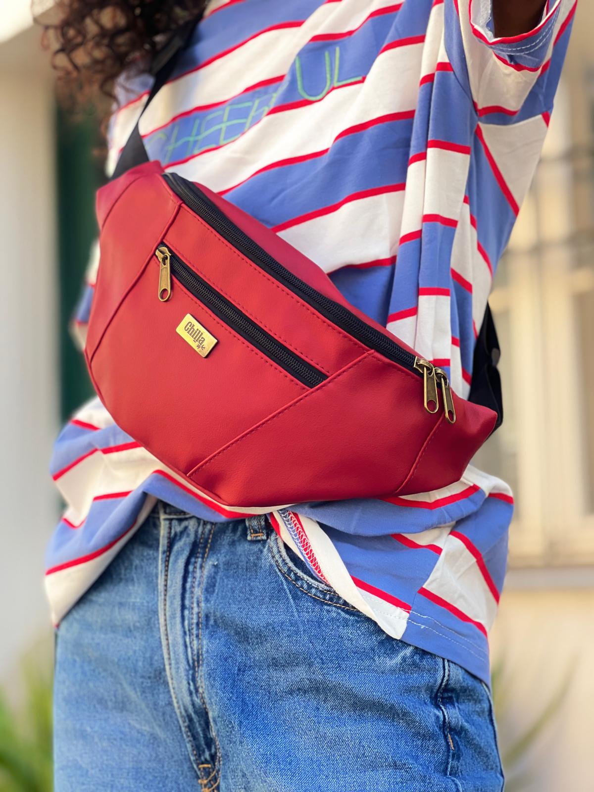 Large "Roni" Pomegranate Fanny Pack