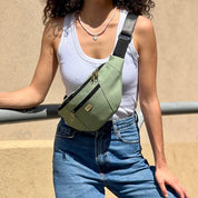 פאוץ' רוני גדול ירוק תפוח